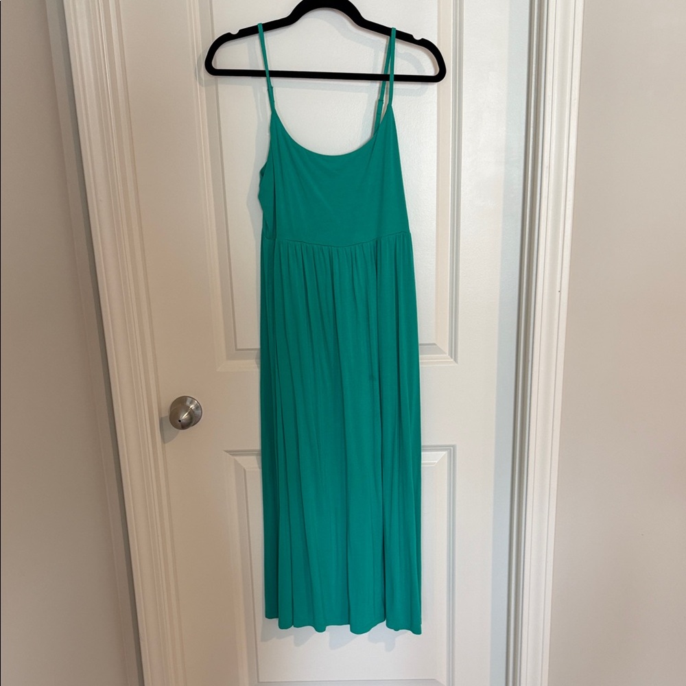 Old Navy Teal Spaghetti-Strap Maxi Dress
